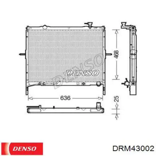 Радиатор охлаждения двигателя Koyorad PL822593 цена, от 194.34 USD