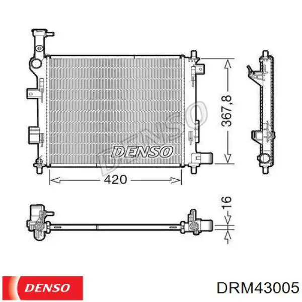 Радиатор DRM43005 Denso