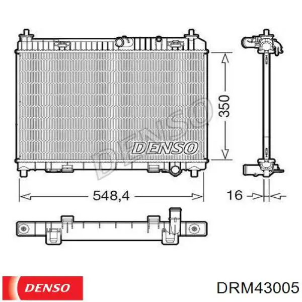 Радиатор 701223 VALEO