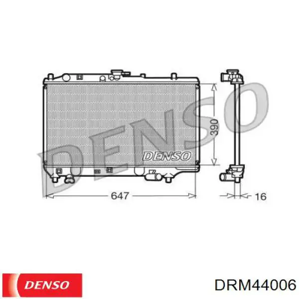 DRM44006 Denso Радиатор основной