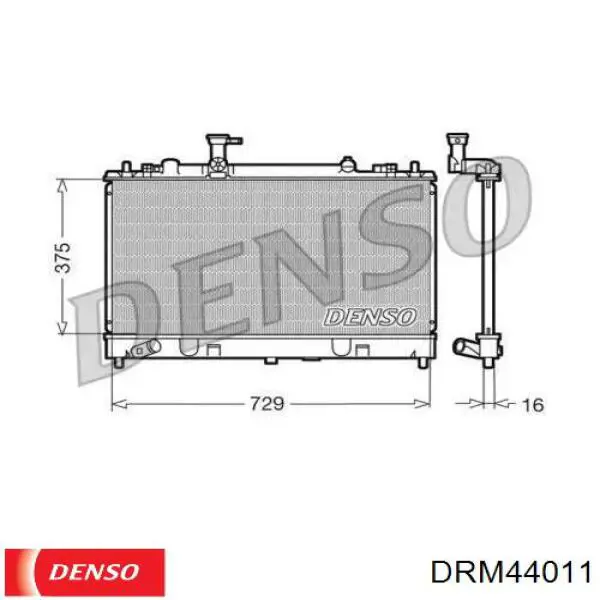 DRM44011 Denso радиатор