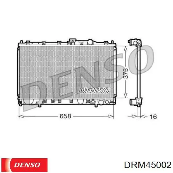 Радиатор DRM45002 Denso