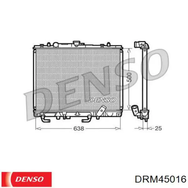 Радиатор DRM45016 Denso