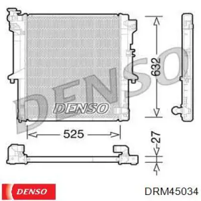 Радиатор DRM45034 Denso