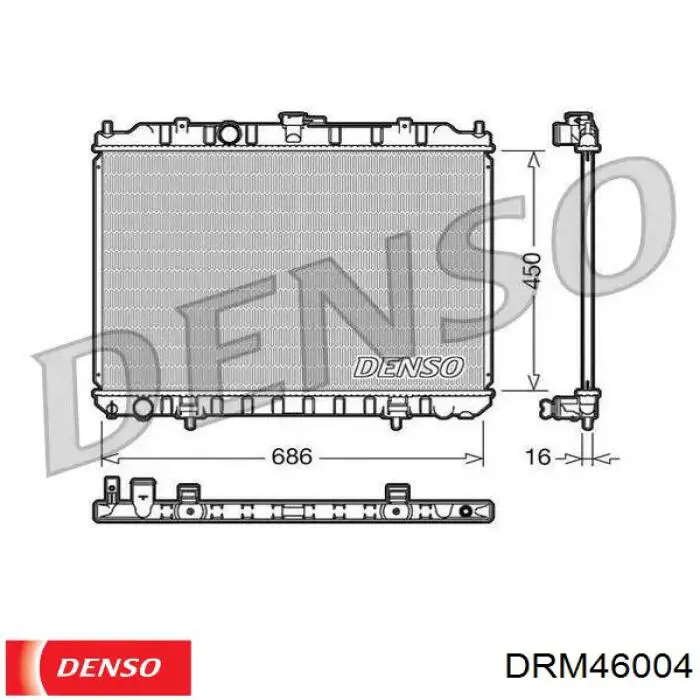 Радиатор DRM46004 Denso