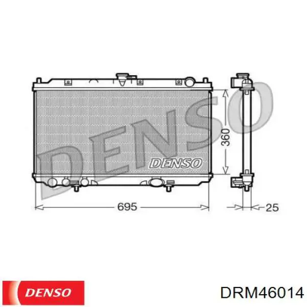 Радиатор DRM46014 Denso