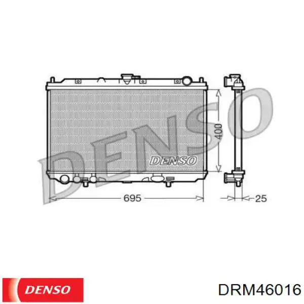 Радиатор DRM46016 Denso