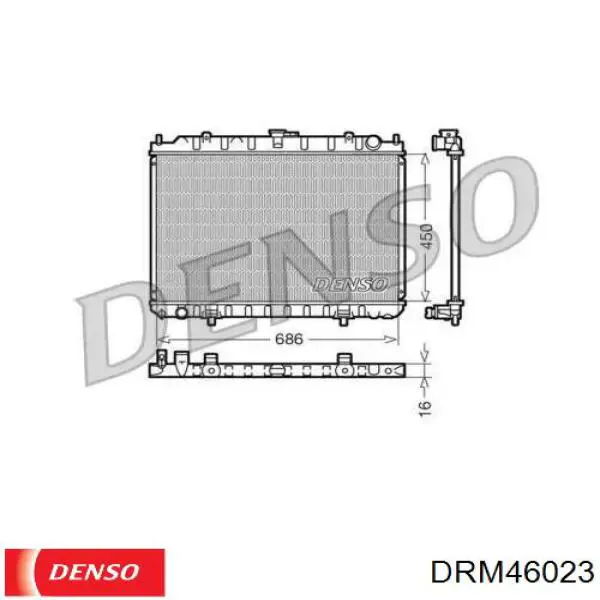 Радиатор DRM46023 Denso