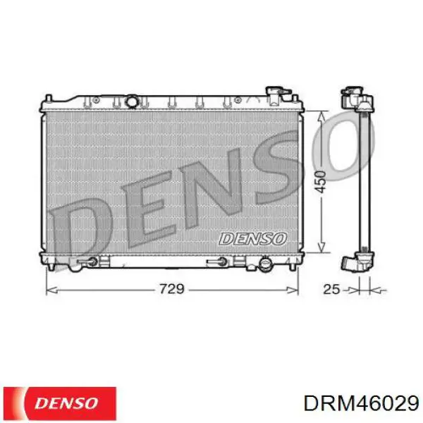 Радиатор DRM46029 Denso