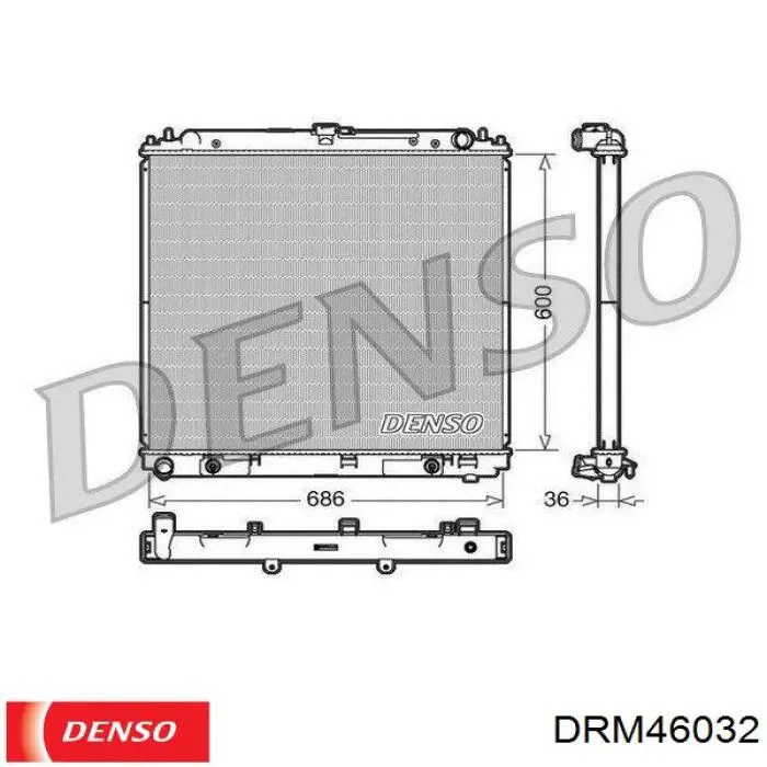 Радиатор DRM46032 Denso