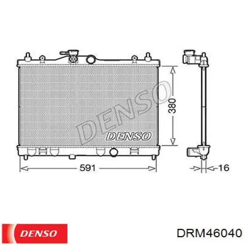 Радиатор DRM46040 Denso