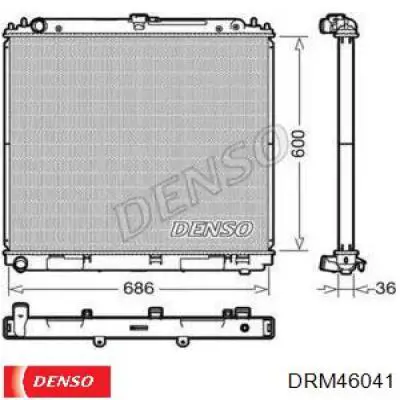 Радиатор DRM46041 Denso