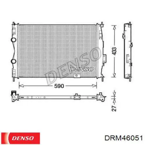 Радиатор DRM46051 Denso