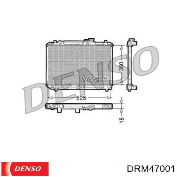 Радиатор DRM47001 Denso