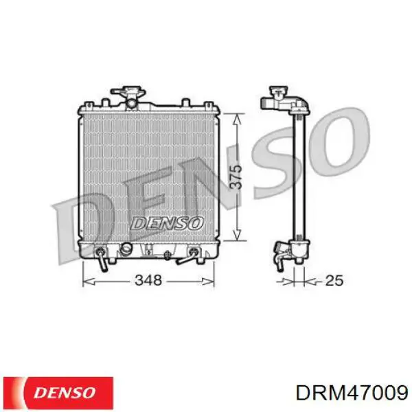 Радиатор DRM47009 Denso