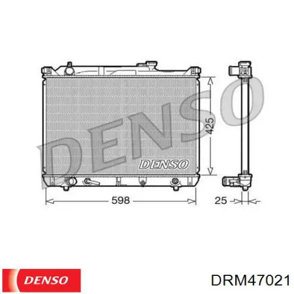 Радиатор DRM47021 Denso