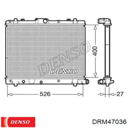 Радиатор охлаждения двигателя Nissens 641759 цена, от 128.12 USD