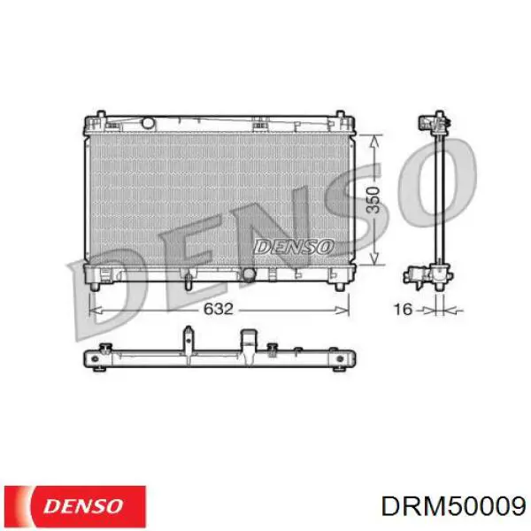 Радиатор DRM50009 Denso