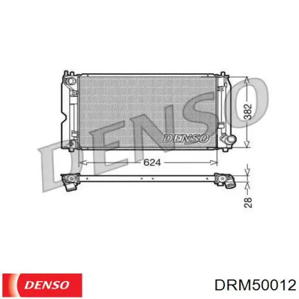 Радиатор DRM50012 Denso