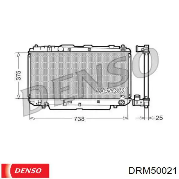 Радиатор DRM50021 Denso