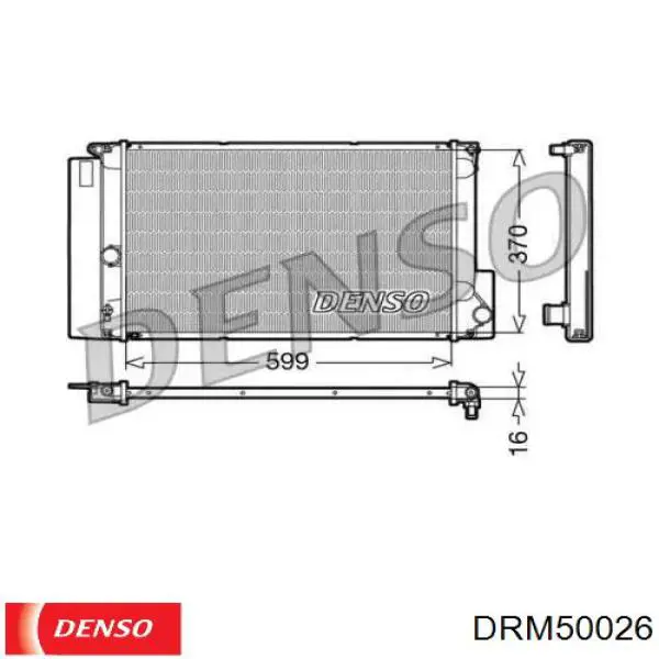 DRM50026 Denso радиатор