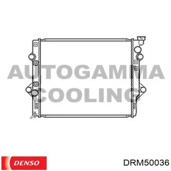 Купить DRM50036 Denso Радиатор водяной