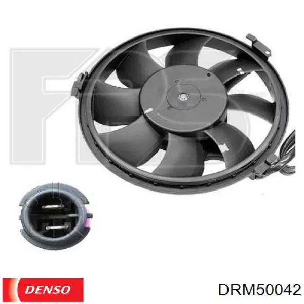 Radiador refrigeración del motor DRM50042 Denso