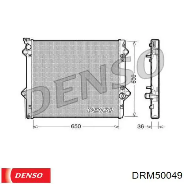 Радиатор DRM50049 Denso