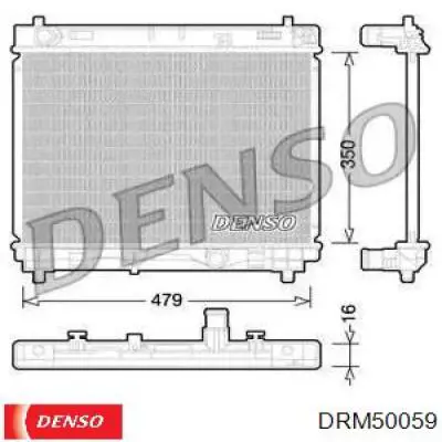 Радиатор DRM50059 Denso