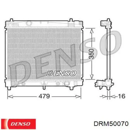 Радиатор DRM50070 Denso