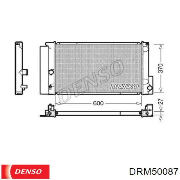 Радиатор DRM50087 Denso