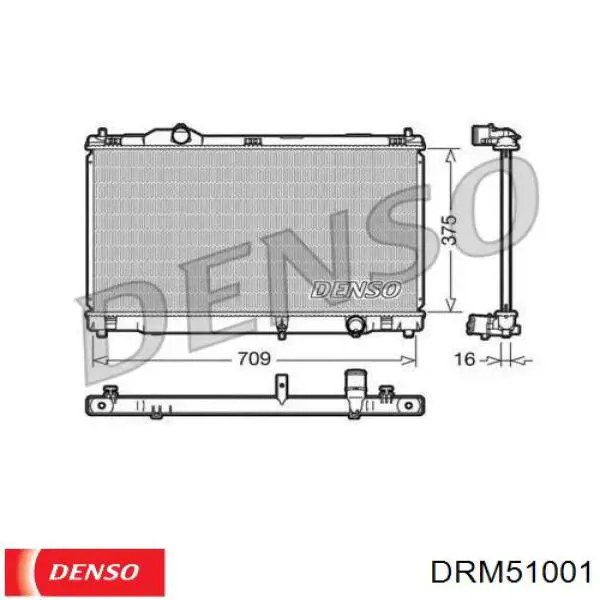 Радиатор DRM51001 Denso