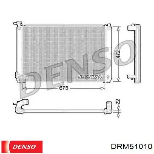 Радиатор DRM51010 Denso