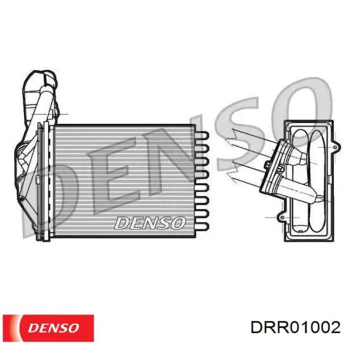 Радиатор печки 77367556 Fiat/Alfa/Lancia