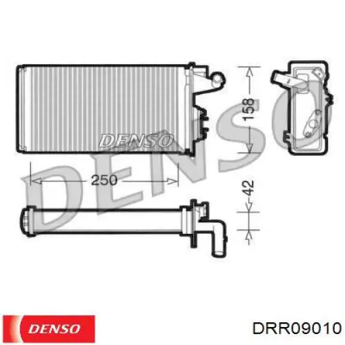Радиатор печки (отопителя) Denso DRR09010