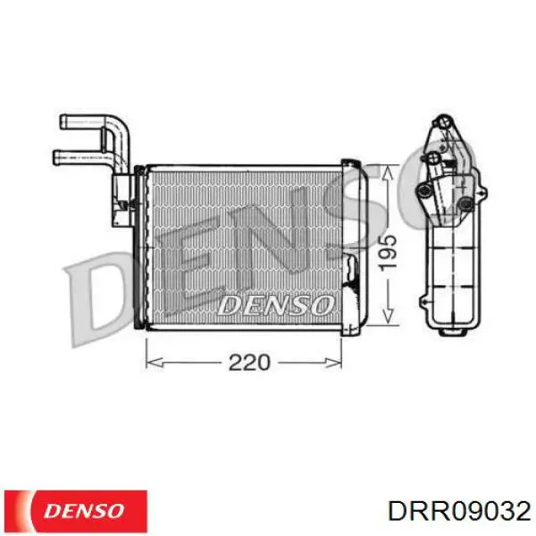 DRR09032 Denso радиатор печки