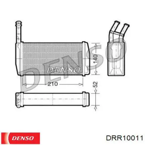 Радиатор печки DRR10011 Denso