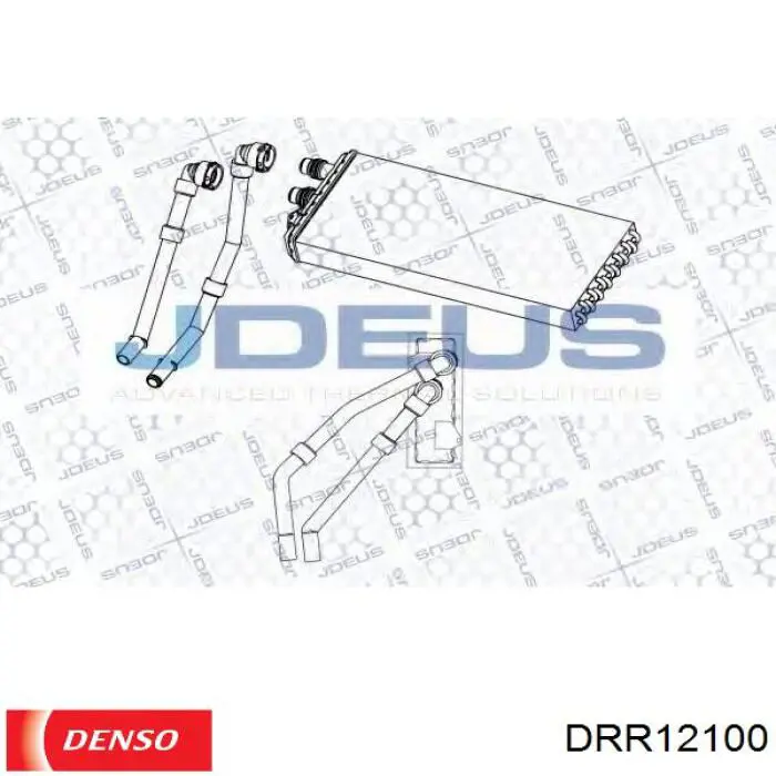 Радиатор печки (отопителя) Denso DRR12100 цена, от 40.58 USD