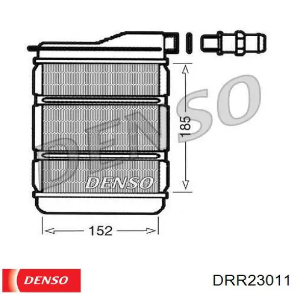 Радиатор печки DRR23011 Denso