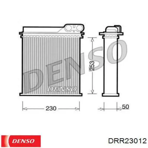 Радиатор печки DRR23012 Denso