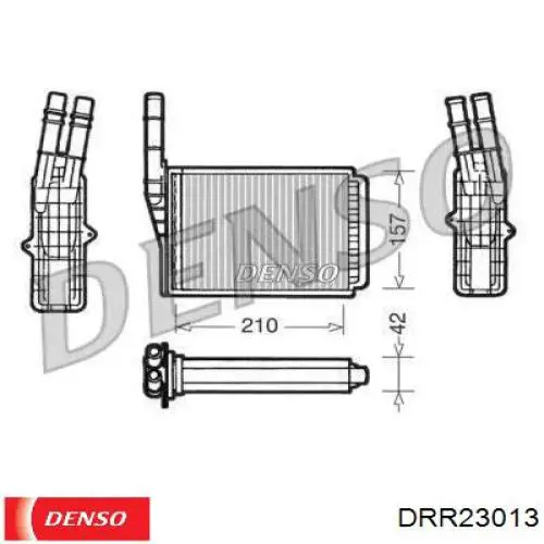 Радиатор печки (отопителя) Denso DRR23013