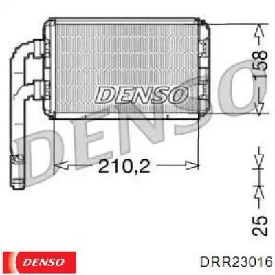 Радиатор печки DRR23016 Denso