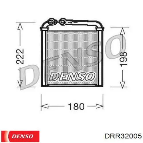 Радиатор печки (отопителя) Denso DRR32005 цена, от 62.46 USD