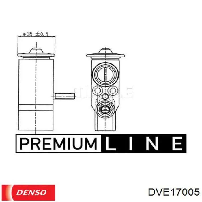 Клапан TRV, кондиционера Mercedes 2108300084