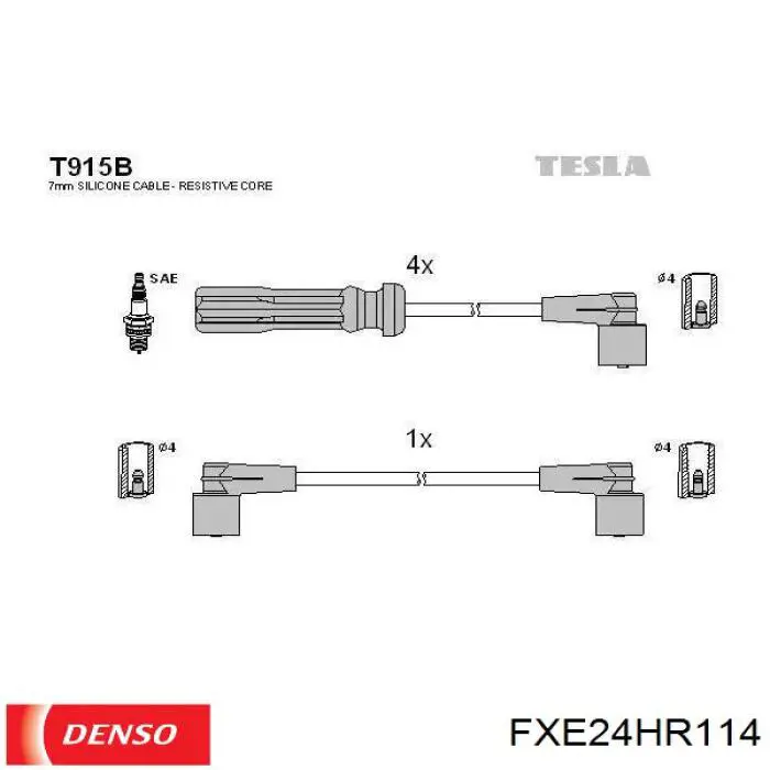 Свечи зажигания FXE24HR114 Denso