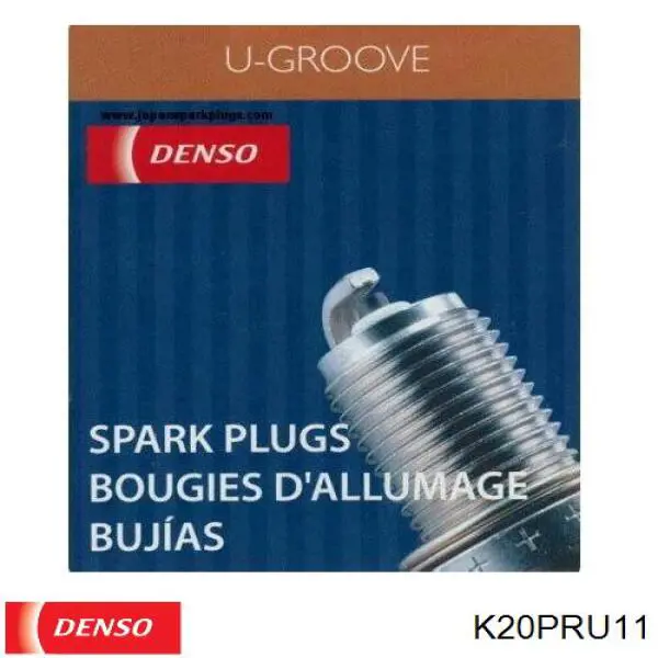 Свеча зажигания Denso K20PRU11 цена, от 2.64 USD