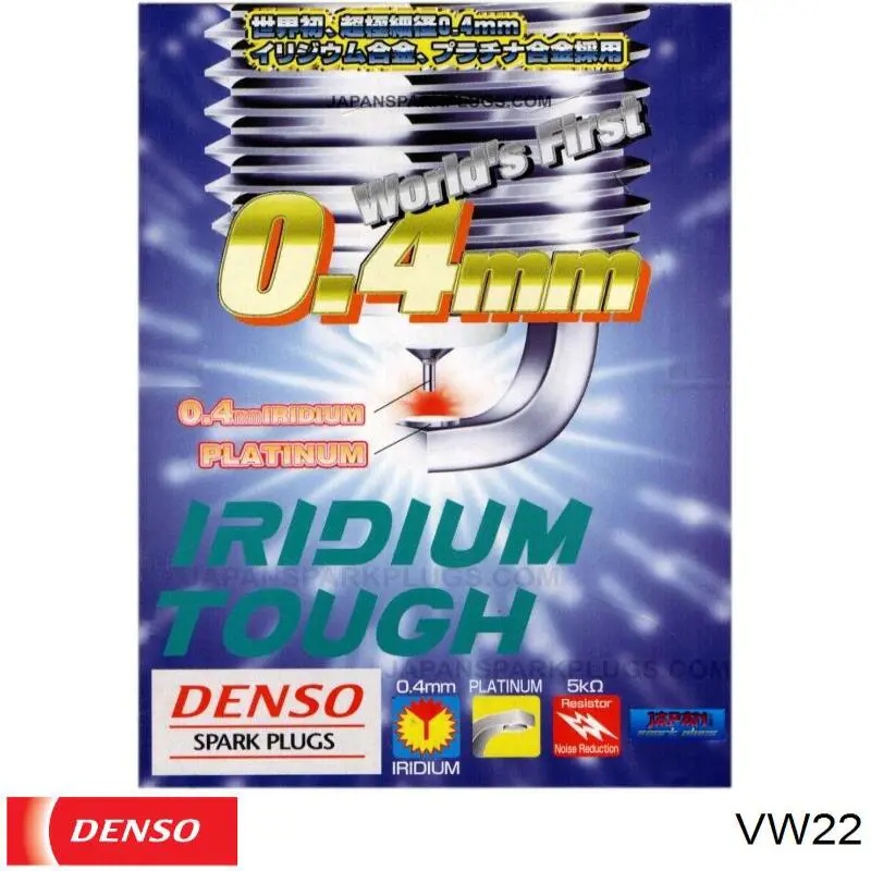 Свеча зажигания Denso VW22 цена, от 2.62 USD