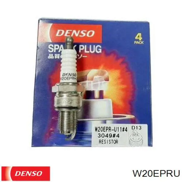 Свеча зажигания Denso W20EPRU цена, от 2.25 USD