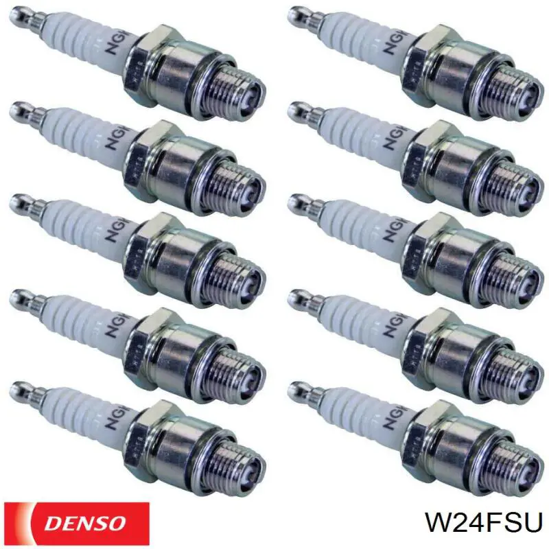 Свеча зажигания Denso W24FSU цена, от 2.42 USD
