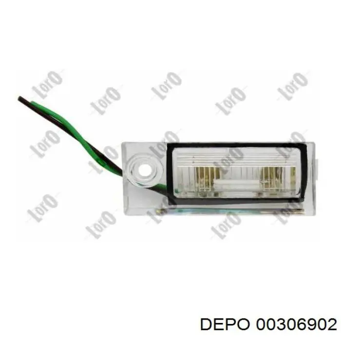 Купить 00306902 Depo/Loro/Abakus Фонарь подсветки номерного знака
